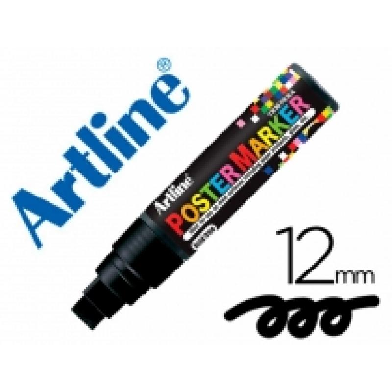 rotulador-artline-poster-marker-epp-12-punta-redonda-12-mm-color-negro