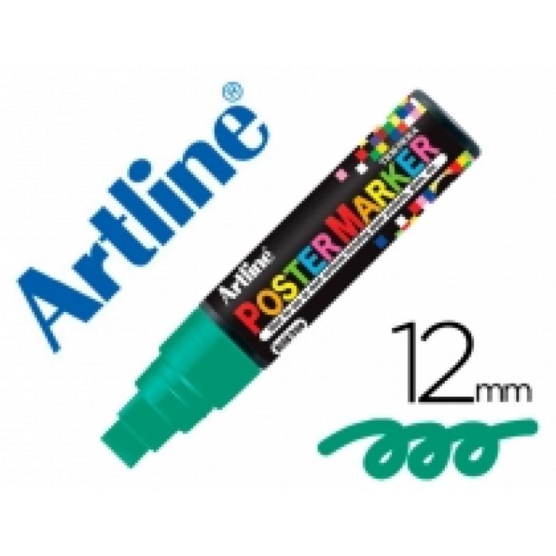 rotulador-artline-poster-marker-epp-12-punta-redonda-12-mm-color-verde