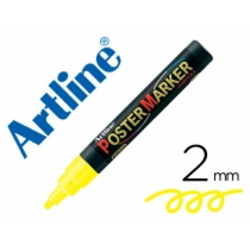 rotulador-artline-poster-marker-epp-4-ama-flu-punta-redonda-2-mm-color-amarillo-fluor