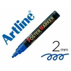 Rotulador ARTLINE poster marker EPP-4-azu punta redonda 2 mm color azul