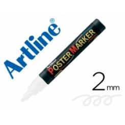 Rotulador ARTLINE poster marker EPP-4-bla punta redonda 2 mm color blanco