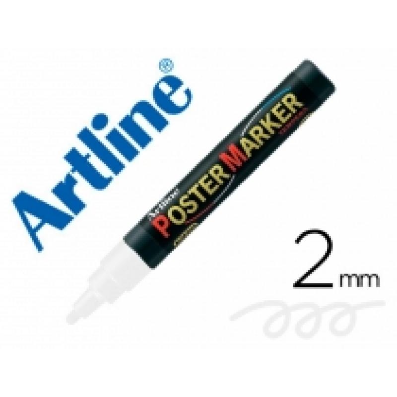 rotulador-artline-poster-marker-epp-4-bla-punta-redonda-2-mm-color-blanco