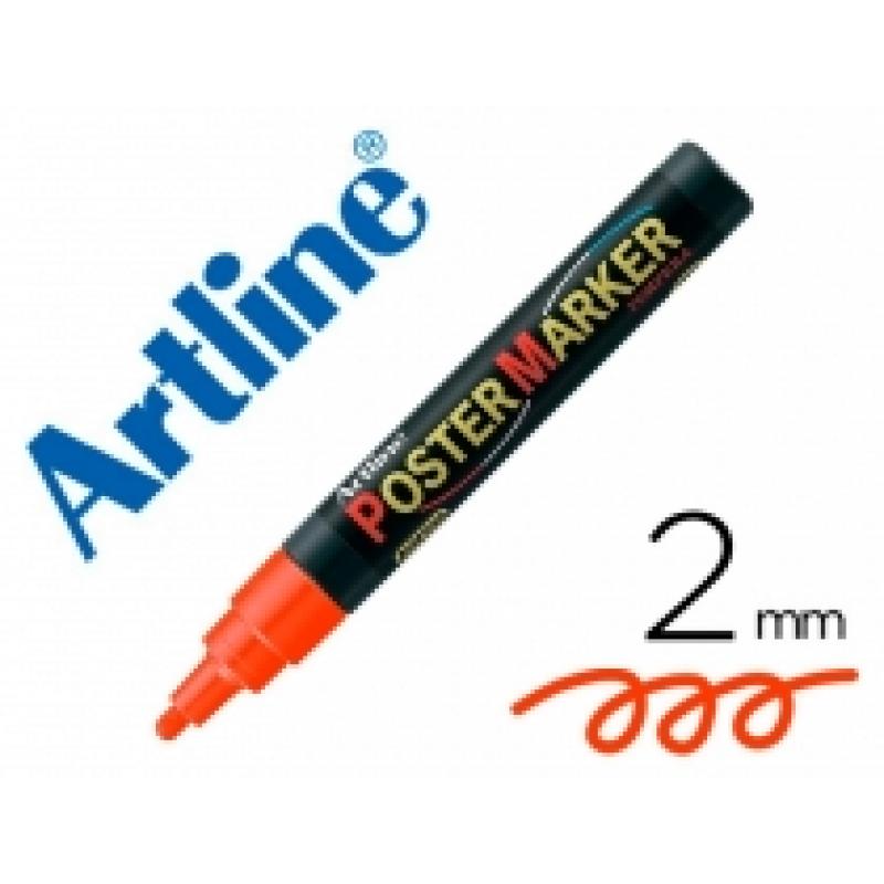 rotulador-artline-poster-marker-epp-4-nar-flu-punta-redonda-2-mm-color-naranja-fluor