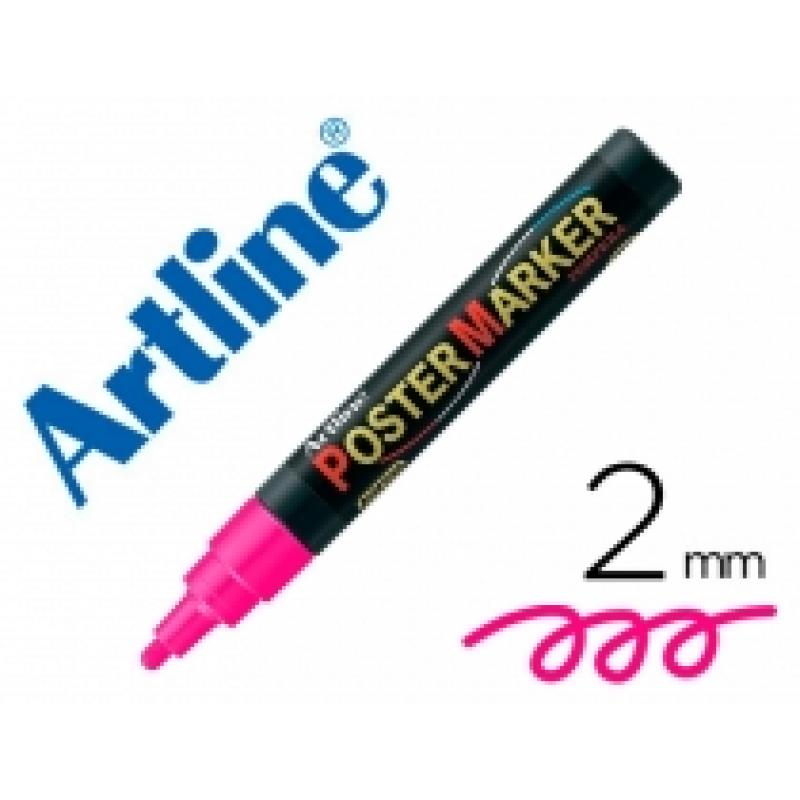 rotulador-artline-poster-marker-epp-4-ros-flu-punta-redonda-2-mm-color-rosa-fluor