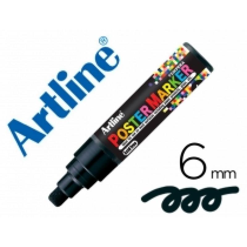 rotulador-artline-poster-marker-epp-6-neg-punta-redonda-6-mm-color-negro