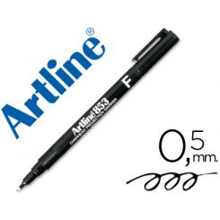 Rotulador ARTLINE retroproyeccion punta fibra permanente EK-853 negro -punta redonda 0.5 mm