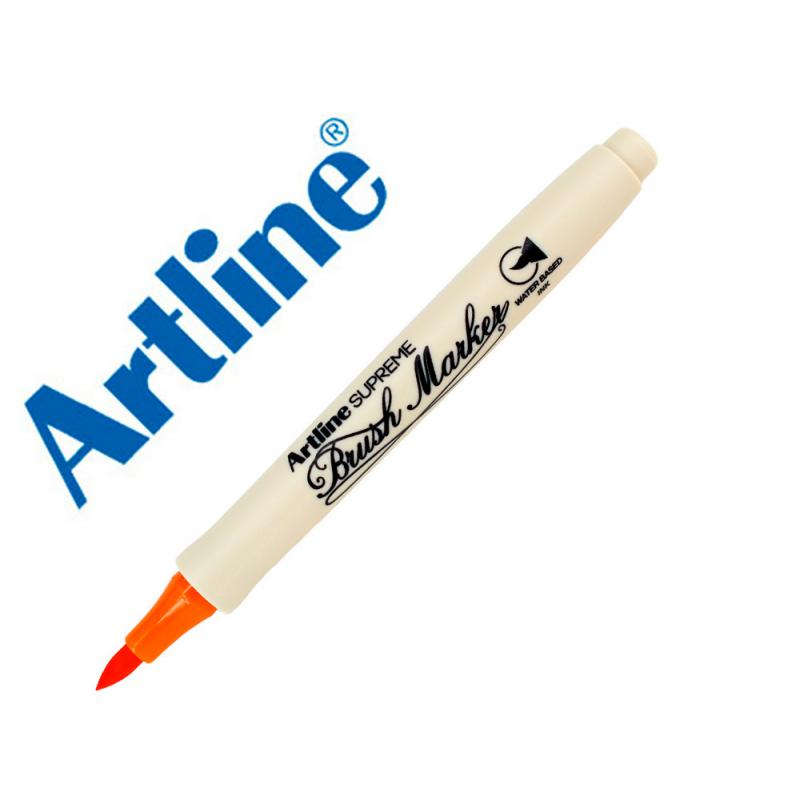 rotulador-artline-supreme-brush-epfs-pintura-base-de-agua-punta-tipo-pincel-trazo-fino-gris