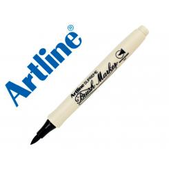 Rotulador ARTLINE supreme brush EPFS pintura base de agua punta tipo pincel trazo fino naranja oscuro