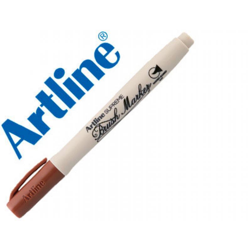 rotulador-artline-supreme-brush-pintura-base-de-agua-punta-tipo-pincel-trazo-variable-marron