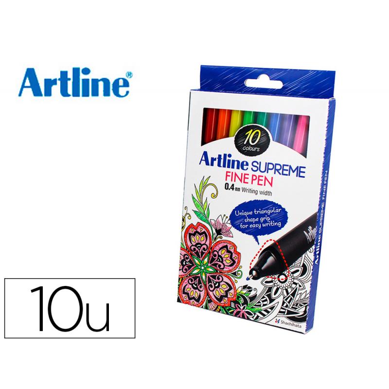 rotulador-artline-supreme-epfs200-fine-liner-punta-de-fibra-04-mm-bolsa-10-unidades-colores-surtidos