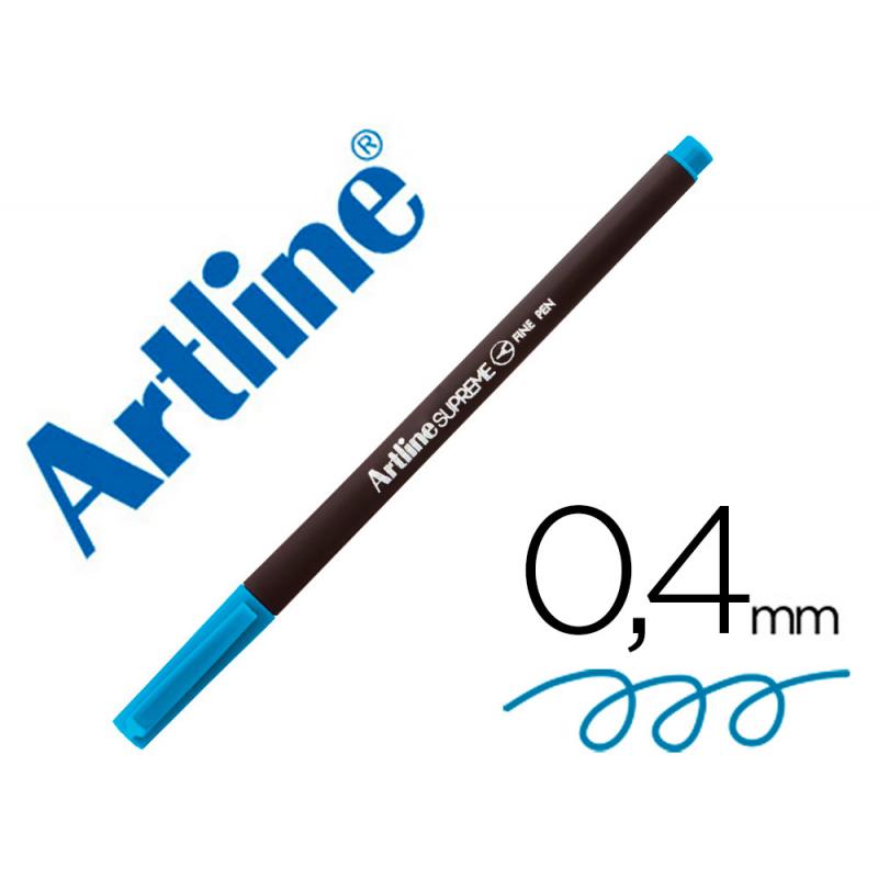 rotulador-artline-supreme-epfs200-fine-liner-punta-de-fibra-azul-celeste-04-mm