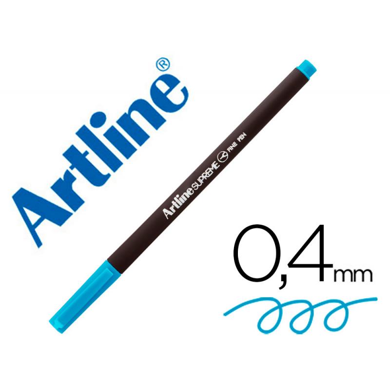 rotulador-artline-supreme-epfs200-fine-liner-punta-de-fibra-azul-claro-04-mm
