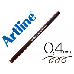 Rotulador ARTLINE supreme EPFS200 fine liner punta de fibra marron oscuro 0,4 mm