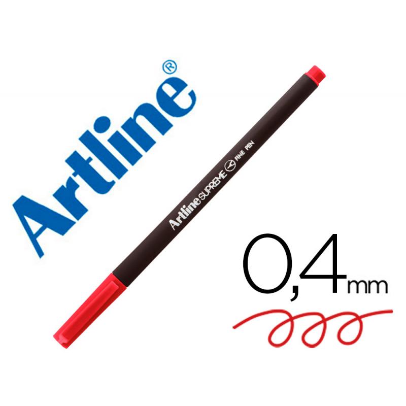 rotulador-artline-supreme-epfs200-fine-liner-punta-de-fibra-rojo-04-mm