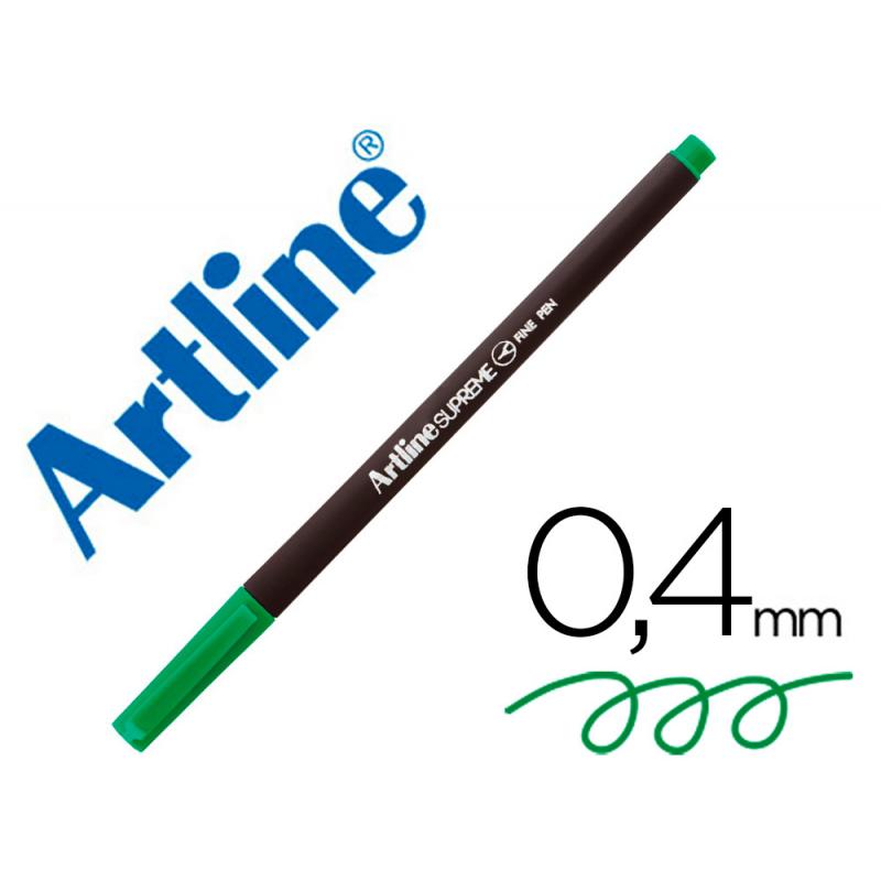 rotulador-artline-supreme-epfs200-fine-liner-punta-de-fibra-verde-04-mm