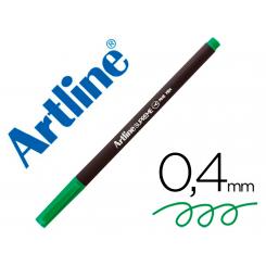 Rotulador ARTLINE supreme EPFS200 fine liner punta de fibra verde manzana 0,4 mm