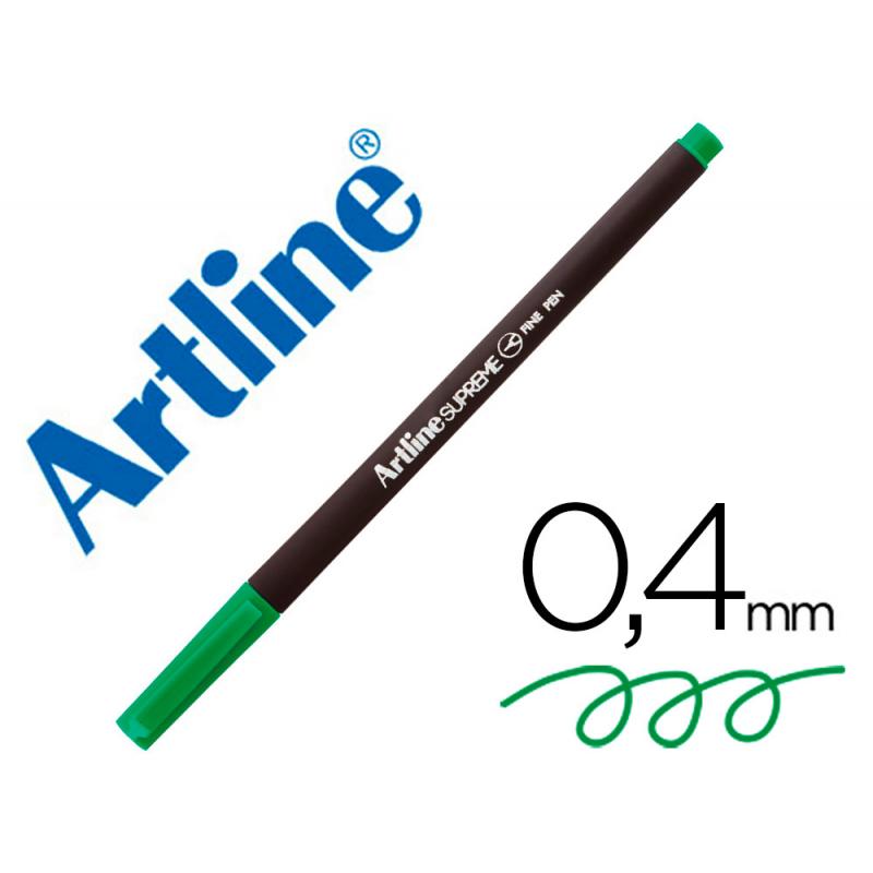 rotulador-artline-supreme-epfs200-fine-liner-punta-de-fibra-verde-manzana-04-mm