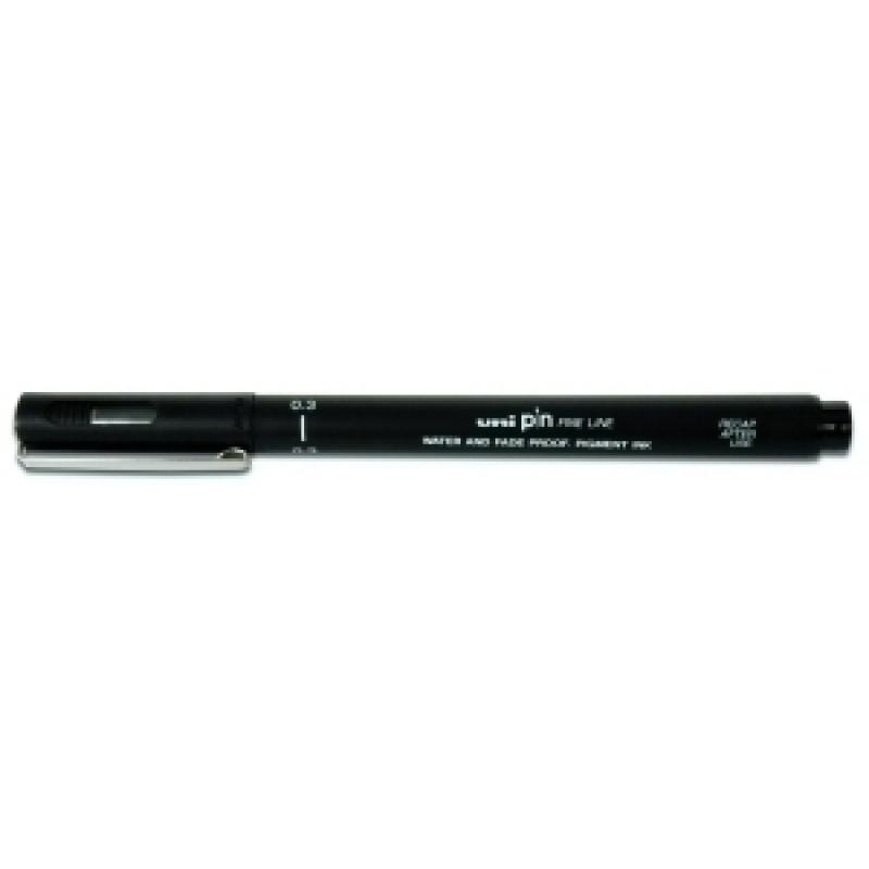 rotulador-calibrado-uni-ball-pin-manga-03-mm-negro