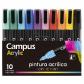rotulador-campus-acrylic-pack-10