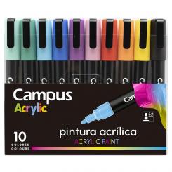 Rotulador Campus Acrylic Pack 10