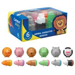Rotulador Campus Baby Animalitos 6 uds