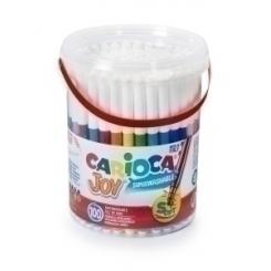 Rotulador Carioca Joy Superlavable Bote De 100 uds colores surtidos
