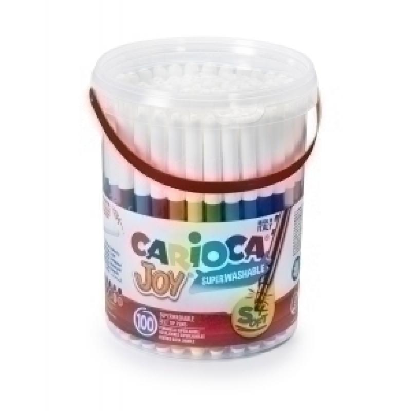 rotulador-carioca-joy-superlavable-bote-de-100-uds-colores-surtidos
