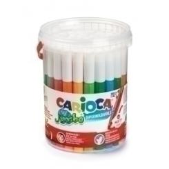 Rotulador Carioca Maxi Jumbo Superlavable Bote De 50 uds colores surtidos