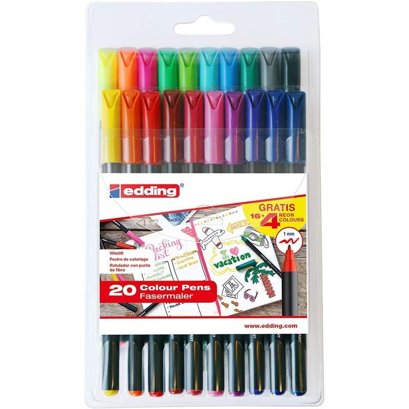 ROTULADOR EDDING 1200 ESTUCHE de 20
