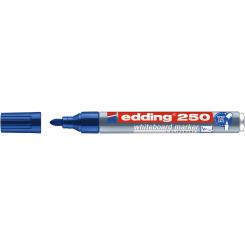 Edding 250 Marcador para pizarras blancas con punta redonda. Trazo: 1,5-3 mm. Color azul
