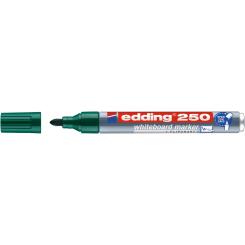 Edding 250 Marcador para pizarras blancas con punta redonda. Trazo: 1,5-3 mm. Color verde