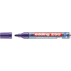 Edding 250 Marcador para pizarras blancas con punta redonda. Trazo: 1,5-3 mm. Color viole