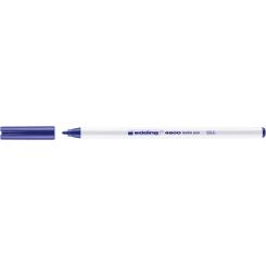 Edding 4600 Marcador textil para ropa. Trazo: 1 mm. A prueba de lavado  hasta 60º. Color azul