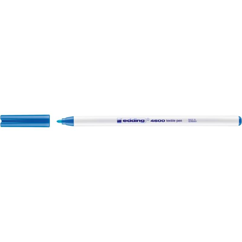 rotulador-edding-4600-tela-fino-azul-claro