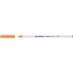 Edding 4600 Marcador textil para ropa. Trazo: 1 mm. A prueba de lavado  hasta 60º. Color naranja claro
