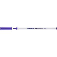 Edding 4600 Marcador textil para ropa. Trazo: 1 mm. A prueba de lavado  hasta 60º. Color violeta neón
