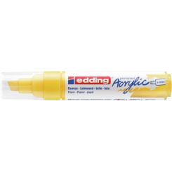Edding 5000 Marcador acrílico de trazo grueso de 5-10 mm. Color amarillo tráfico mate