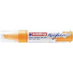 Edding 5000 Marcador acrílico de trazo grueso de 5-10 mm. Color amarillo sol mate
