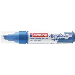 Edding 5000 Marcador acrílico de trazo grueso de 5-10 mm. Color azul genciana mate