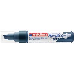 Edding 5000 Marcador acrílico de trazo grueso de 5-10 mm. Color azul noche elegante mate