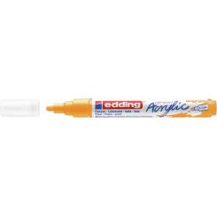Edding 5100 Marcador acrílico.Trazo medido de 2-3 mm. Color: amarillo sol mate