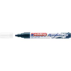 Edding 5100 Marcador acrílico.Trazo medido de 2-3 mm. Color: azul noche elegante mate