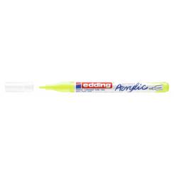 Edding 5300 Marcador acrílico.Trazo fino de 1-2 mm. Color amarillo neón mate