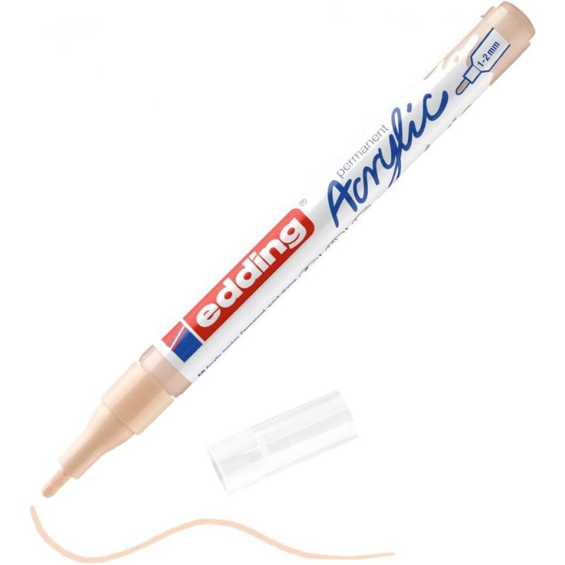 Rotulador EDDING 5300 Acrylic 1-2 mm Beig Cálido