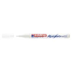 Edding 5300 Marcador acrílico.Trazo fino de 1-2 mm. Color blanco tráfico mate