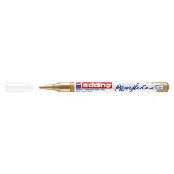 Edding 5300 Marcador acrílico.Trazo fino de 1-2 mm. Color oro rico mate