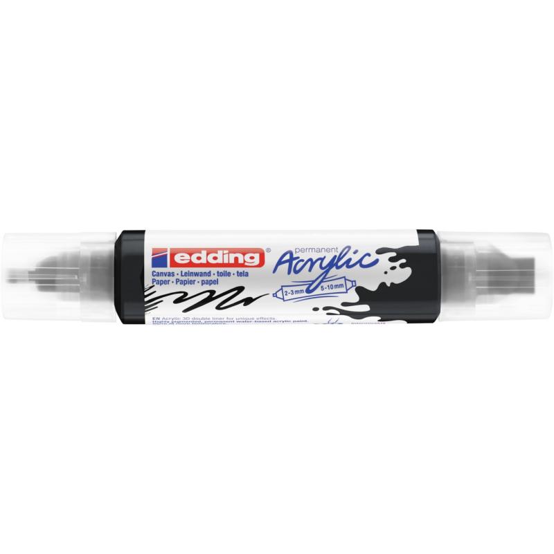 rotulador-edding-5400-acrylic-3d-dobpun-negro