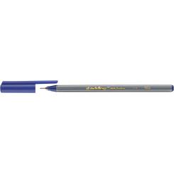 Edding 55 Rotulador con punta fina engastada en metal. Tinta a base de agua. Trazo: 0,3 mm. Color  azul