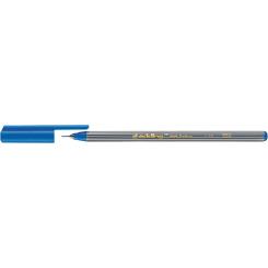 Edding 55 Rotulador con punta fina engastada en metal. Tinta a base de agua. Trazo: 0,3 mm. Color  azul claro