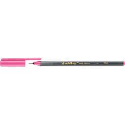 Edding 55 Rotulador con punta fina engastada en metal. Tinta a base de agua. Trazo: 0,3 mm. Color  rosa